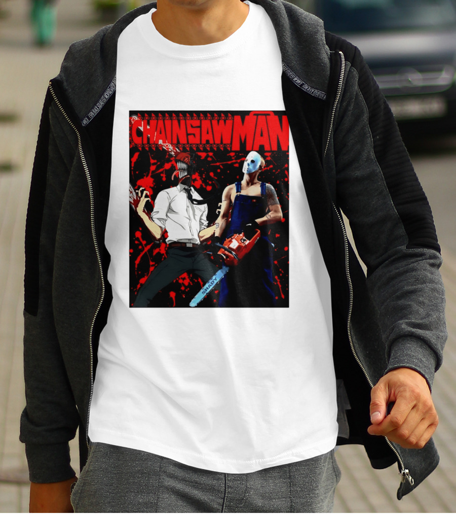 Chainsaw Man Shady Anime Horror T-Shirt