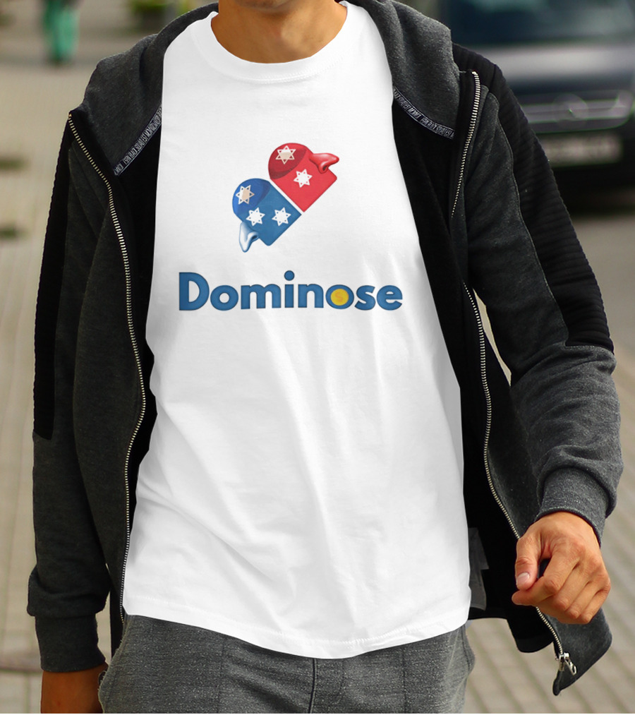 Dominoes Star Red Blue T-Shirt