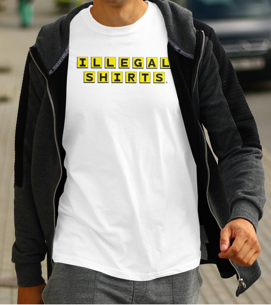 Illegal Waffle House Yellow Crossword Illegal T-Shirt