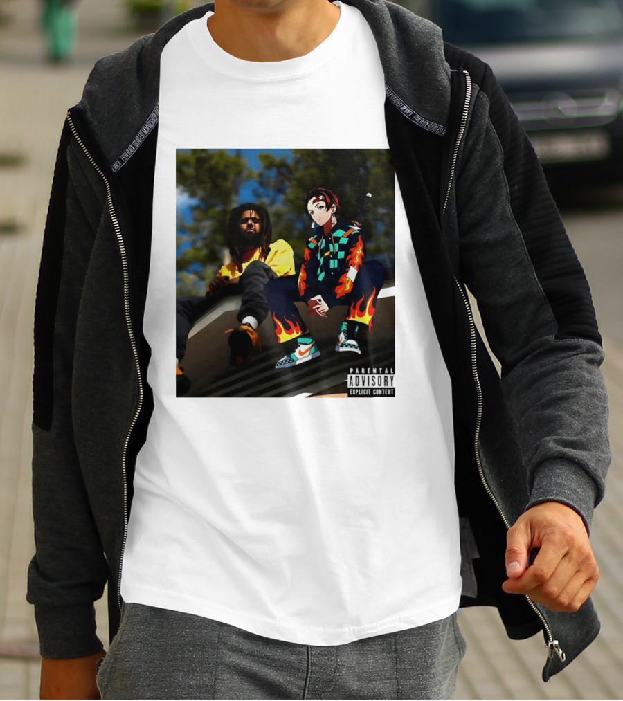 Forest Hills Scru Face Jean Tanjiro Kamado Parental Advisory Explicit Content T-Shirt