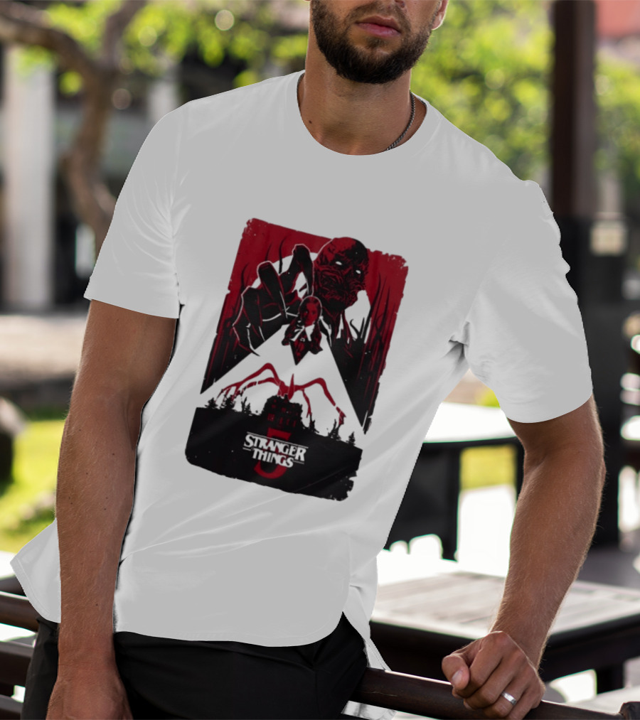 Stranger Things Season 5 Vecna Max Red T-Shirt