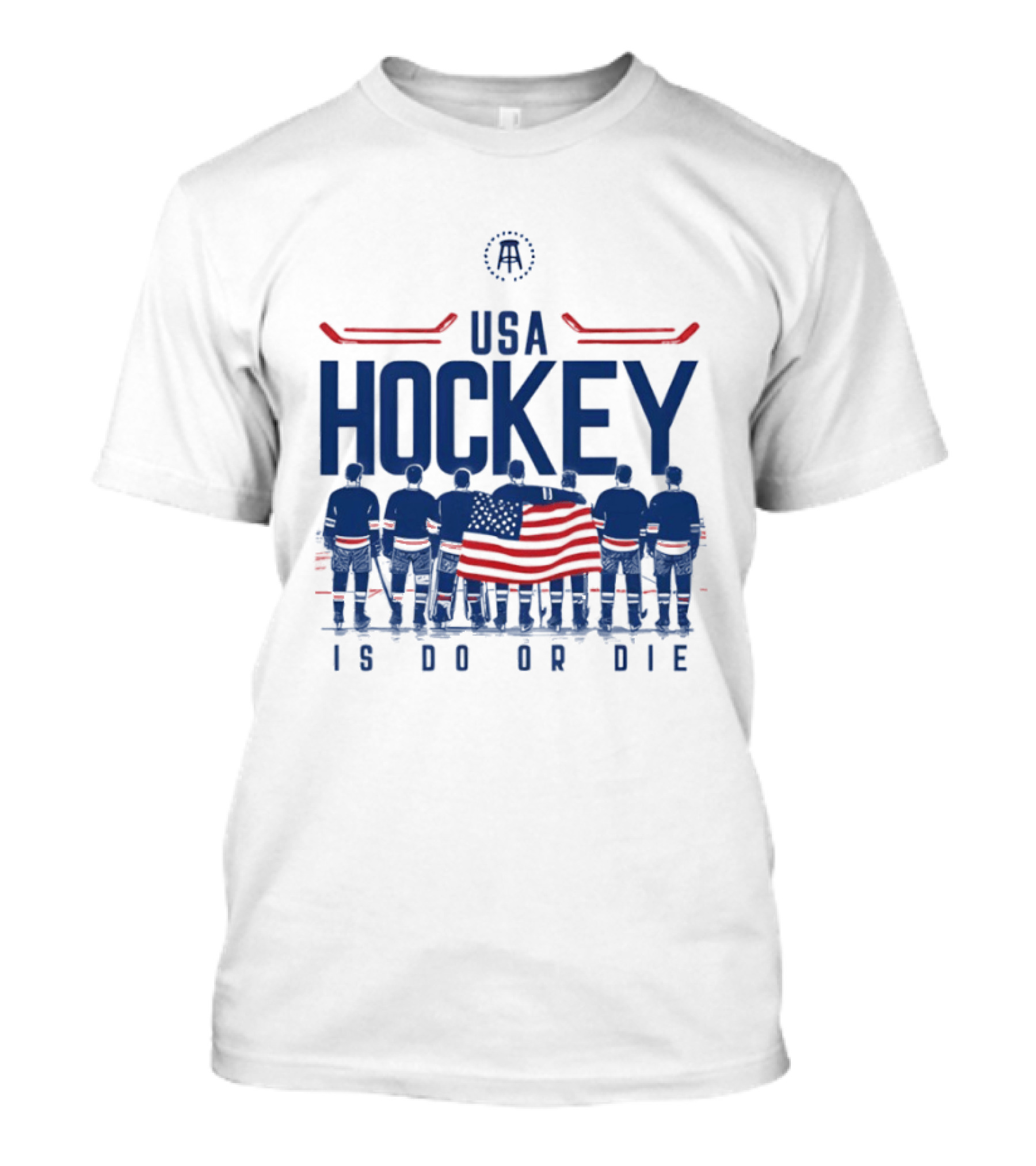 USA Hockey Is Do Or Die Players Flag Ice Skating Team With American T-Shirt