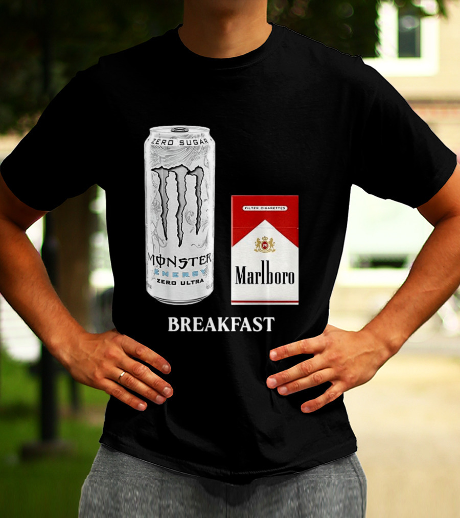 Monster Zero Ultra Marlboro Red Breakfast Combo T-Shirt