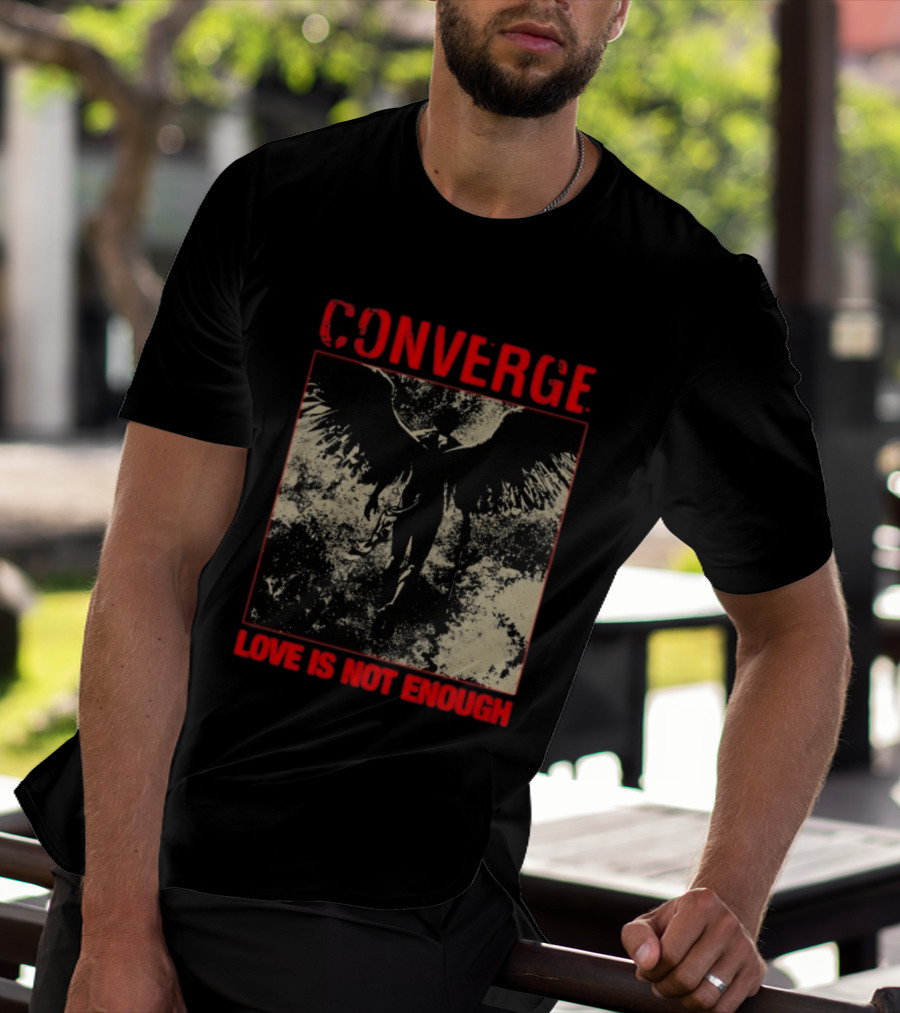 Converge Love Is Not Enough Angel Wings T-Shirt