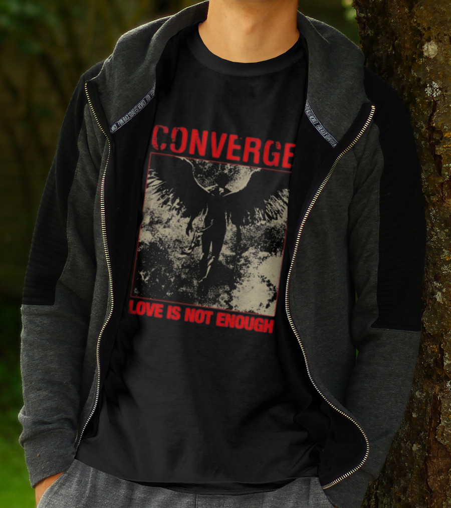 Converge Love Is Not Enough Angel Wings T-Shirt
