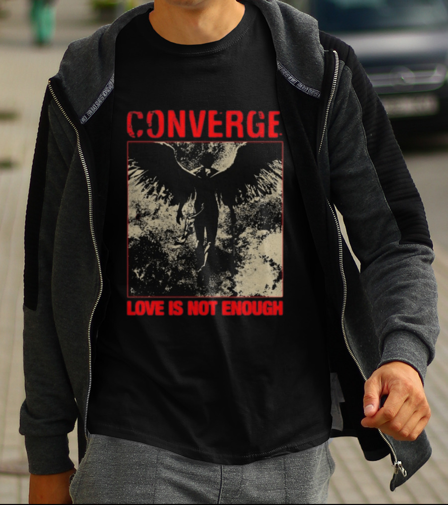 Converge Love Is Not Enough Angel Wings T-Shirt