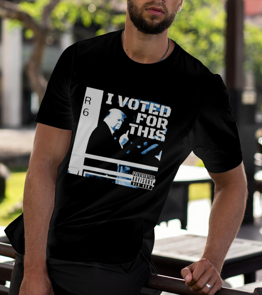 I Voted For This Trump Middle Finger T-Shirt