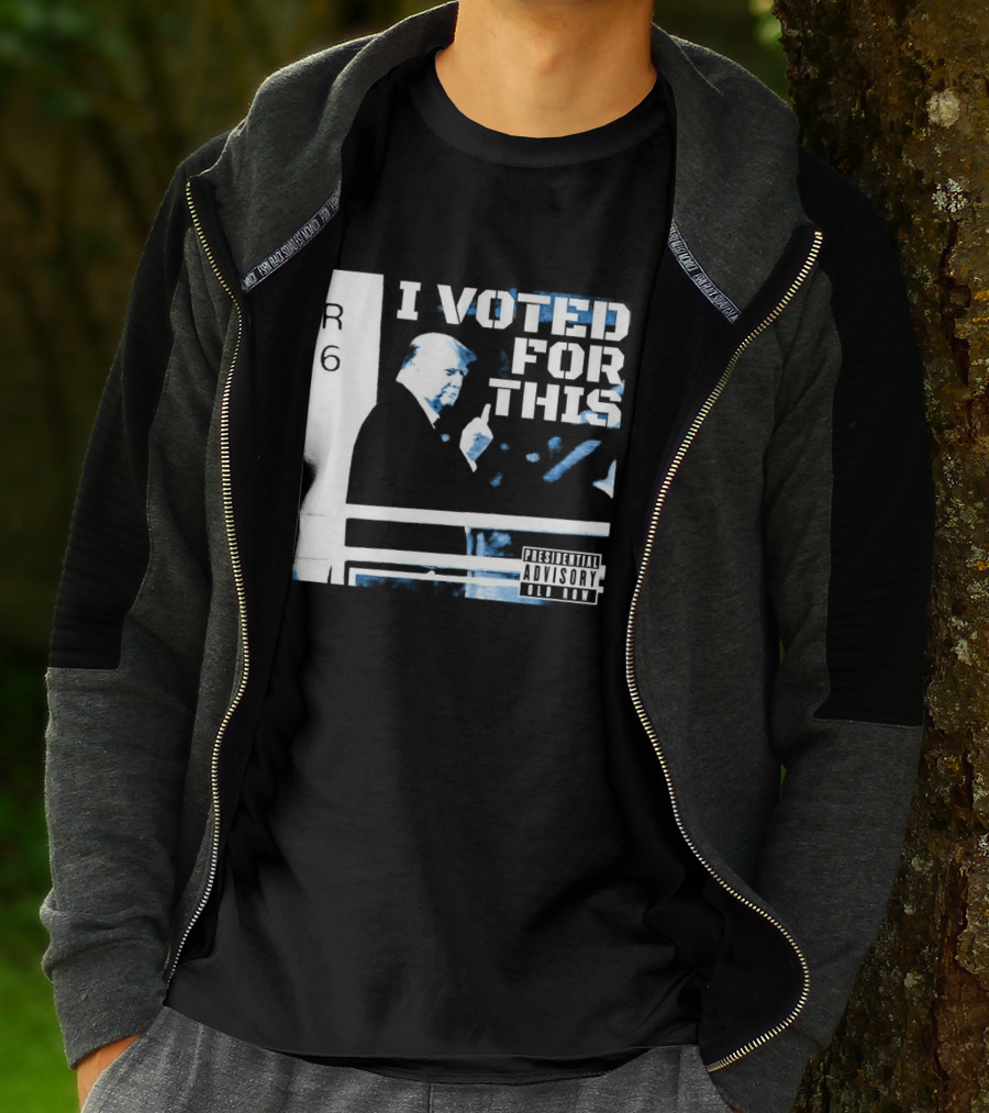 I Voted For This Trump Middle Finger T-Shirt