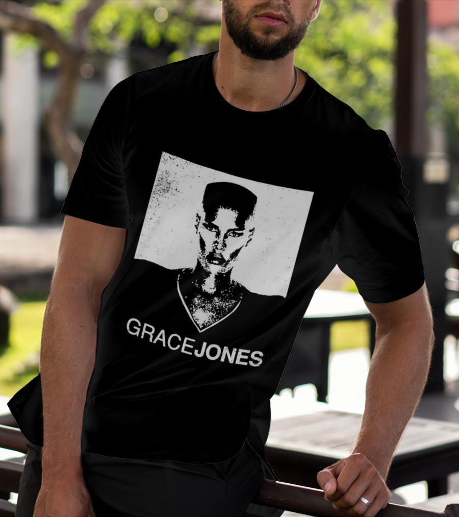 Grace Jones Classic Style Minimalist T-Shirt