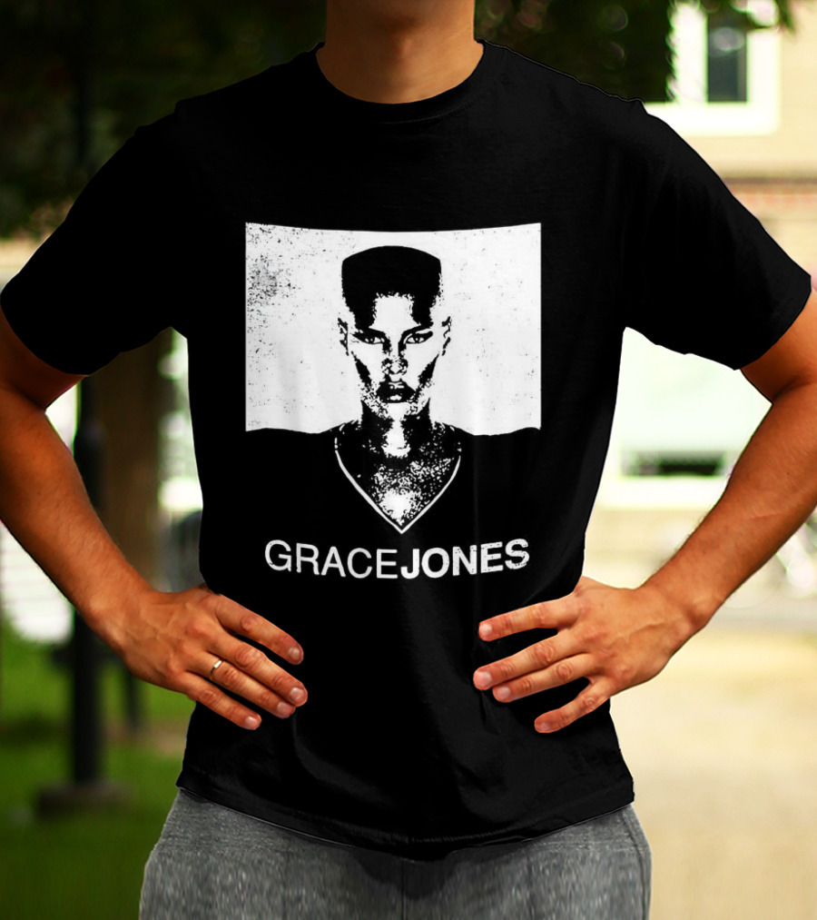 Grace Jones Classic Style Minimalist T-Shirt