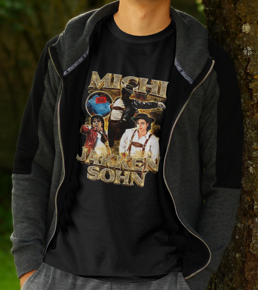 Michi Jakkensohn Billie Jeans Michael Parody Gold T-Shirt
