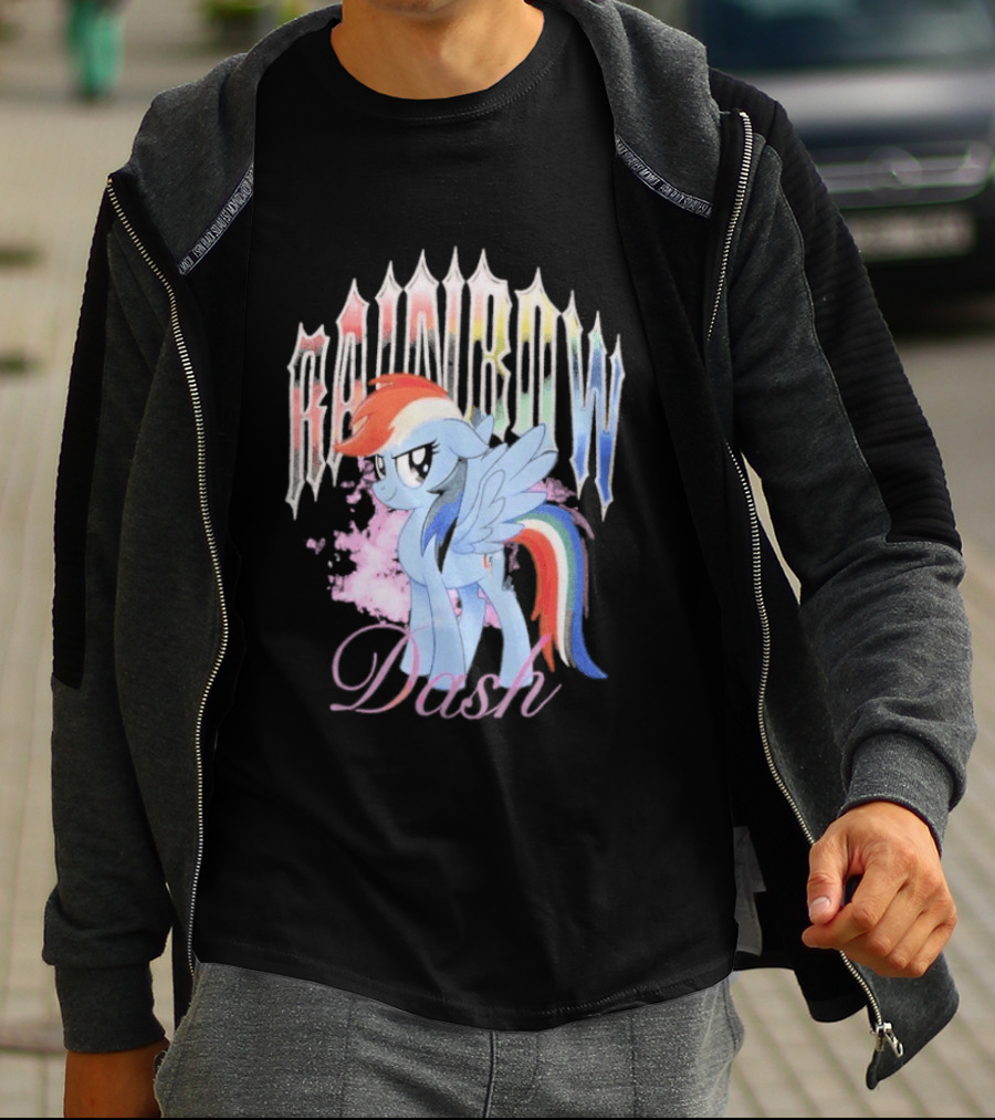 Rainbow Dash My Little Pony Colorful T-Shirt