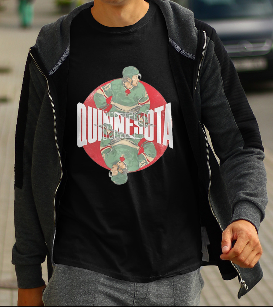 Quinnesota Reflect NHL Player Minnesota Hockey T-Shirt
