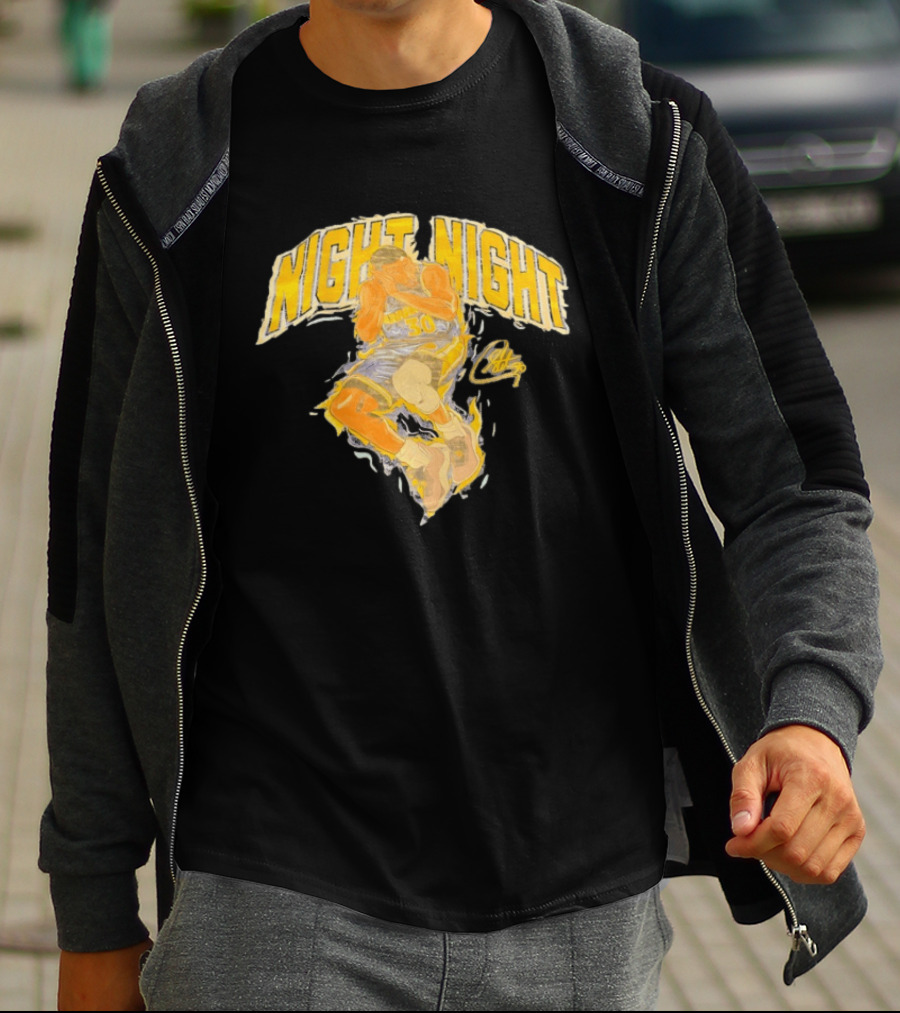 Stephen Curry Night Night Golden State Basketball 30 T-Shirt