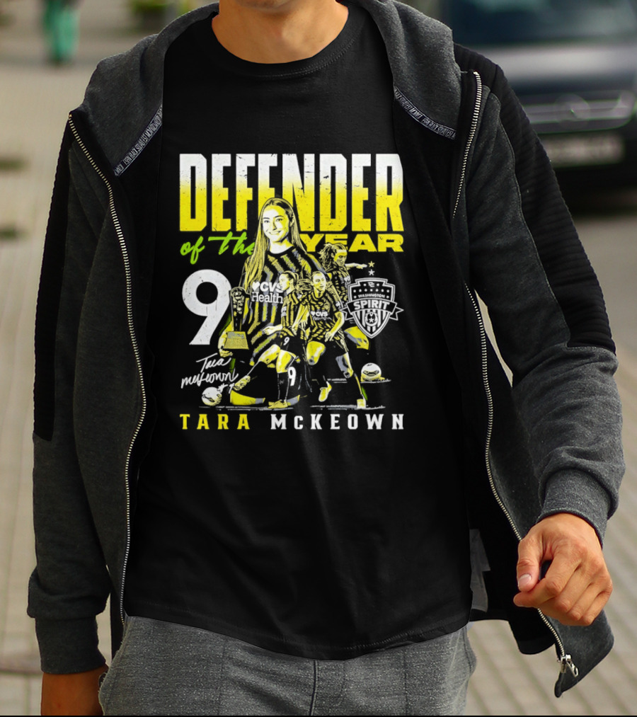 Tara McKeown Washington Spirit Defender Of The Year 2025 Number Nine T-Shirt