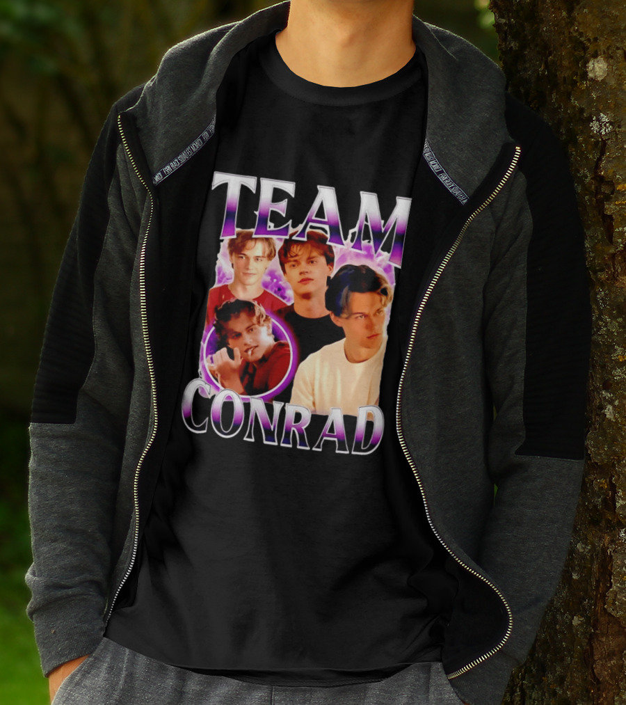 Team Conrad Fan Favorite Characters Collage 90s T-Shirt
