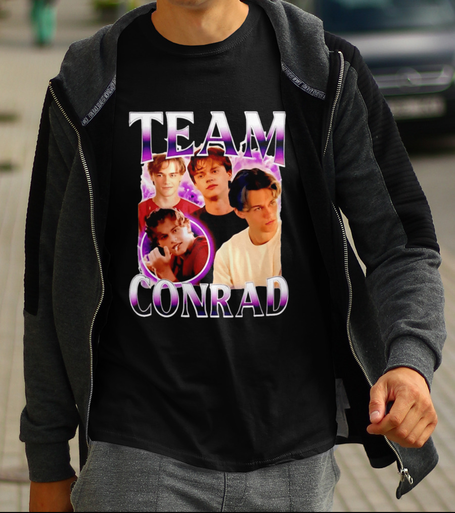 Team Conrad Fan Favorite Characters Collage 90s T-Shirt