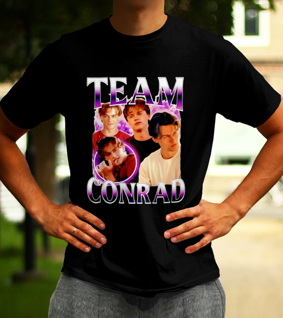 Team Conrad Fan Favorite Characters Collage 90s T-Shirt