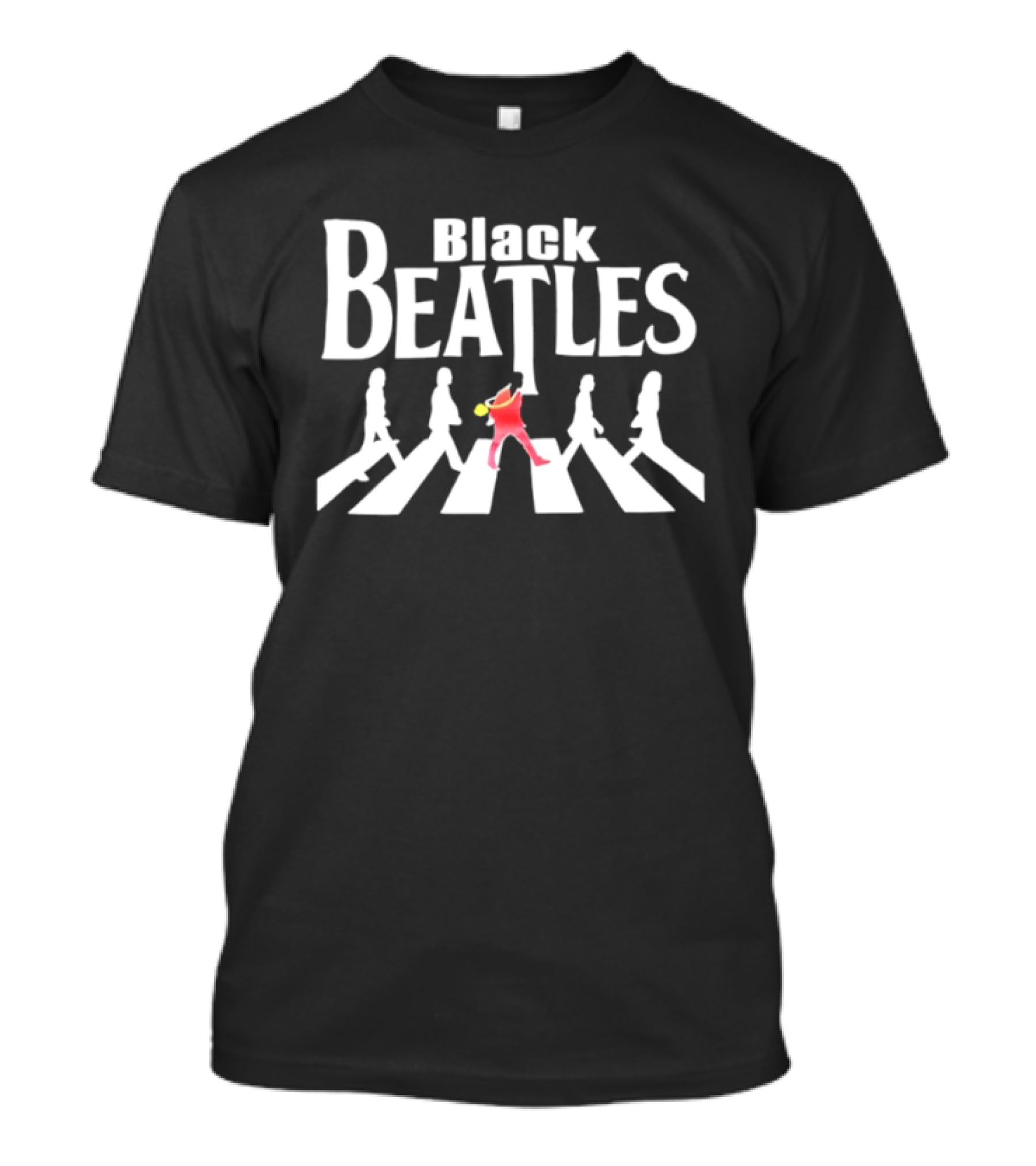 Black Beatles Abbey Road Street T-Shirt