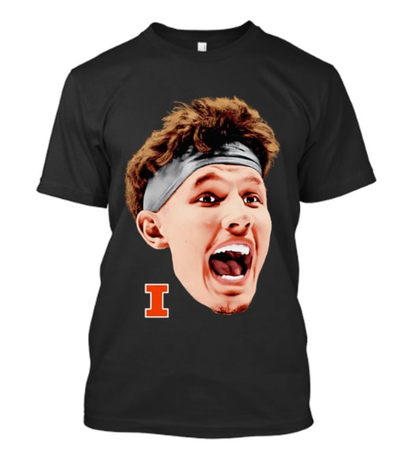 Zvonimir Ivisic Illinois Fighting Illini Big Head Caricature I T-Shirt