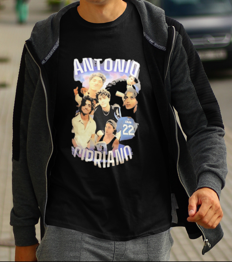 Antonio Cipriano Collage With Logan 22 T-Shirt