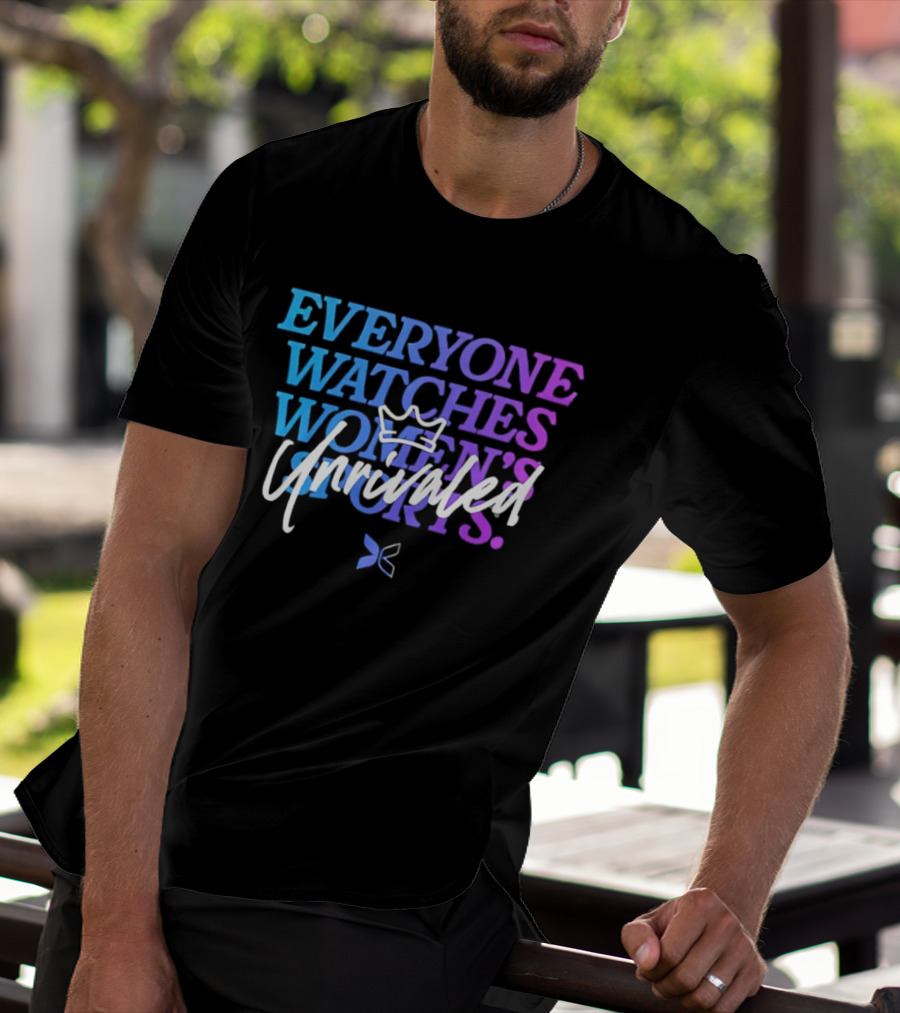 Everyone Es Unrivaled Women's Sports Crown And Butterfly T-Shirt