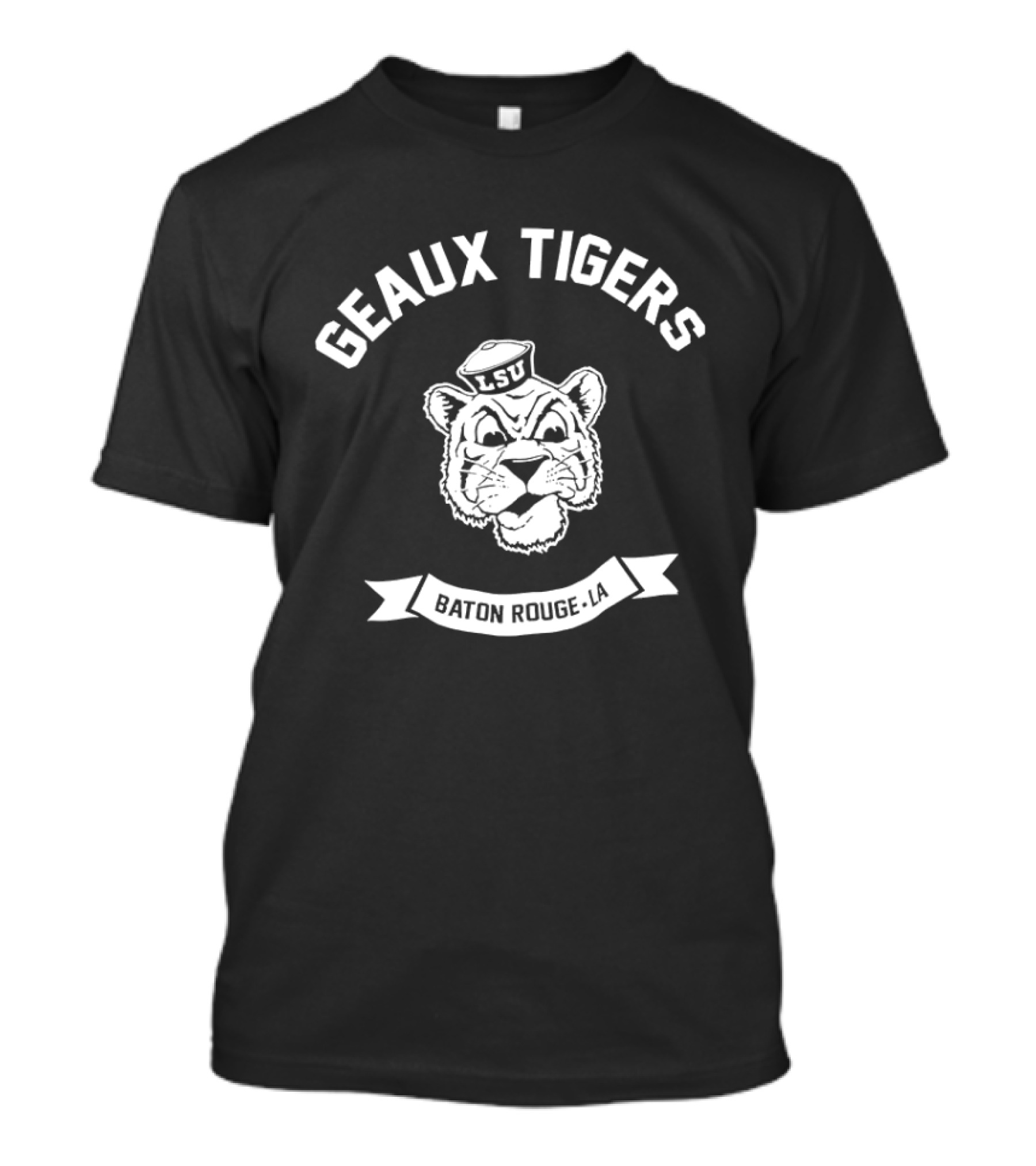 Geaux Tigers LSU Baton Rouge LA Tiger Head T-Shirt