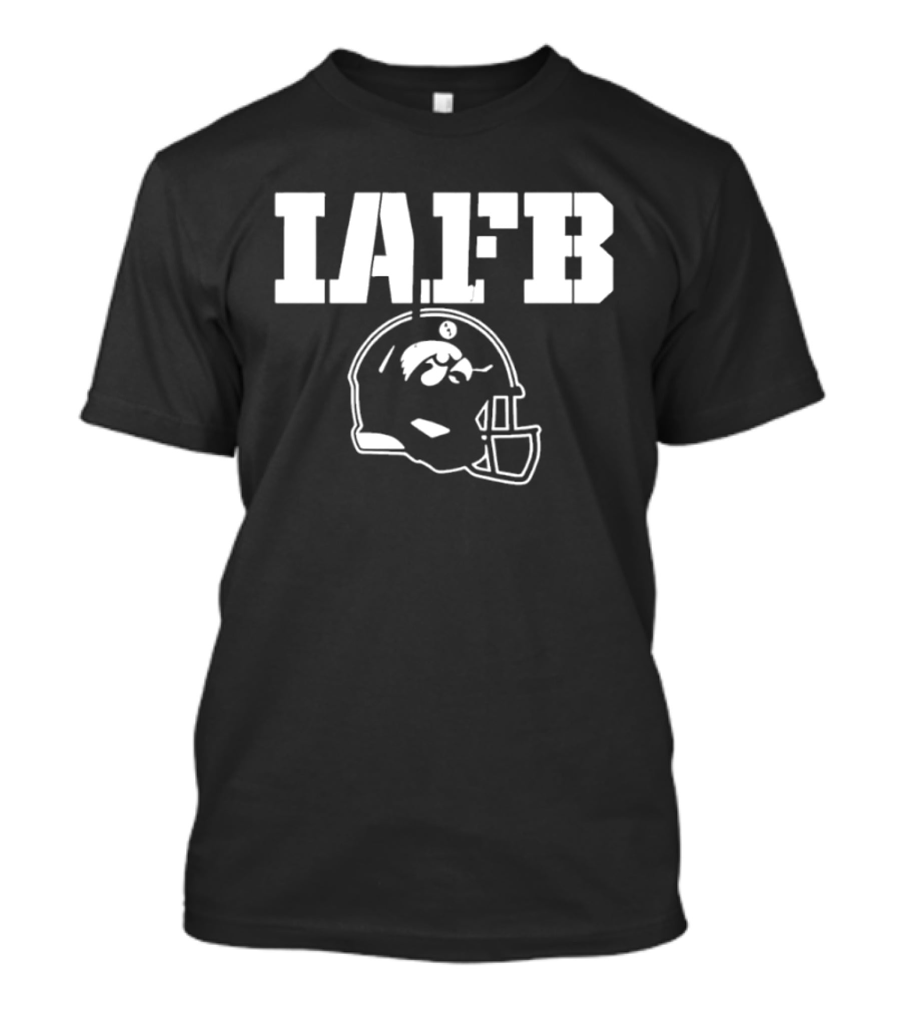 Iowa Hawkeye IAFB Helmet Football Gear T-Shirt