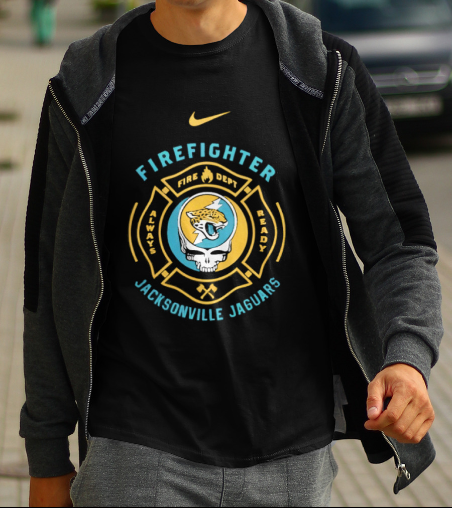 Jacksonville Jaguars Firefighter Nike Mashup T-Shirt