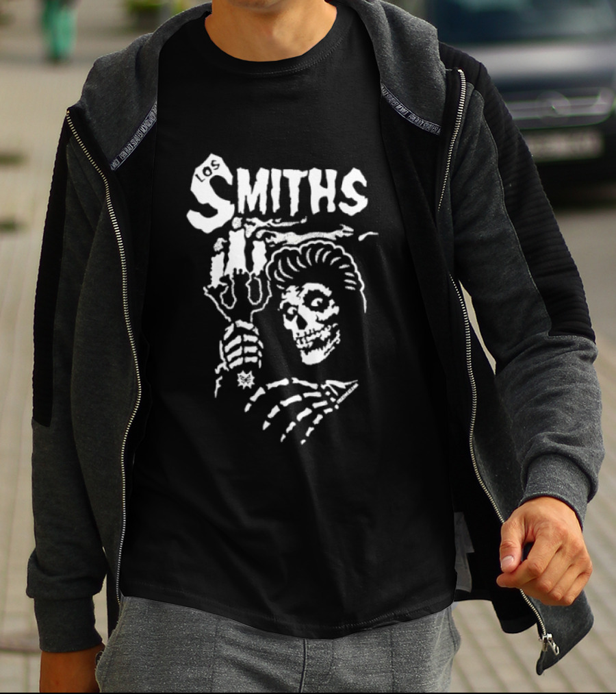 Smiths Skeleton El Joker Band Mashup T-Shirt
