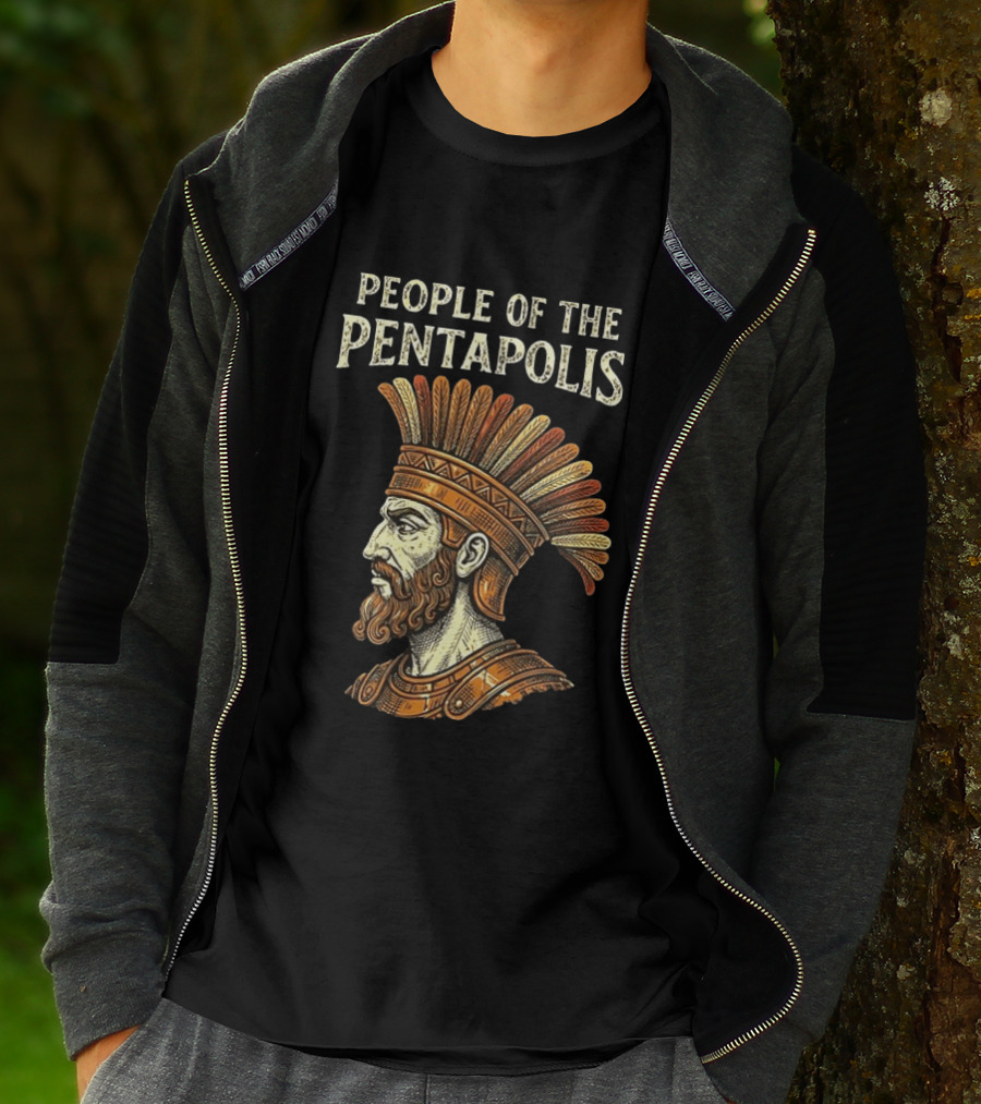 People Of The Pentapolis Ancient Philistine Warrior Bust T-Shirt