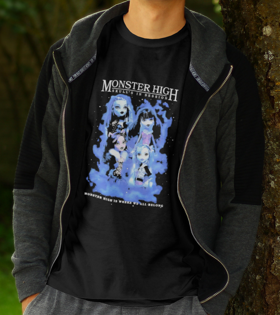 Monster High Skull's In Session Where We All Belong T-Shirt