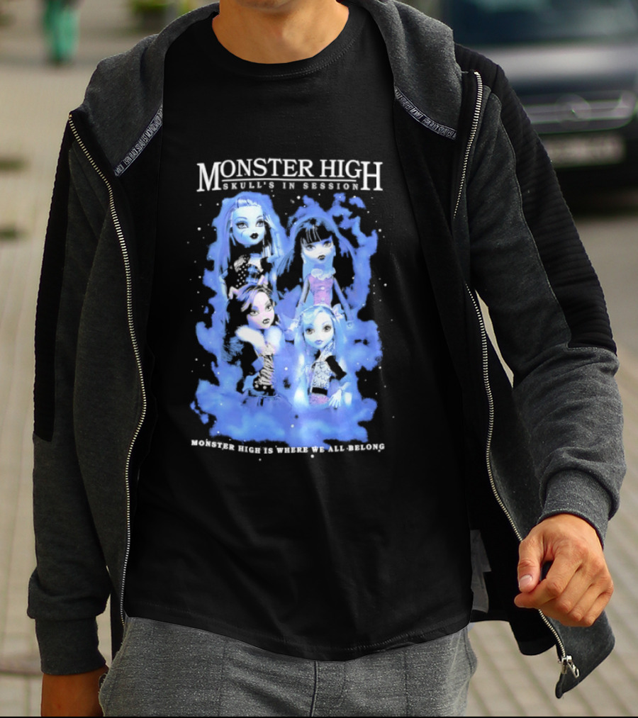 Monster High Skull's In Session Where We All Belong T-Shirt