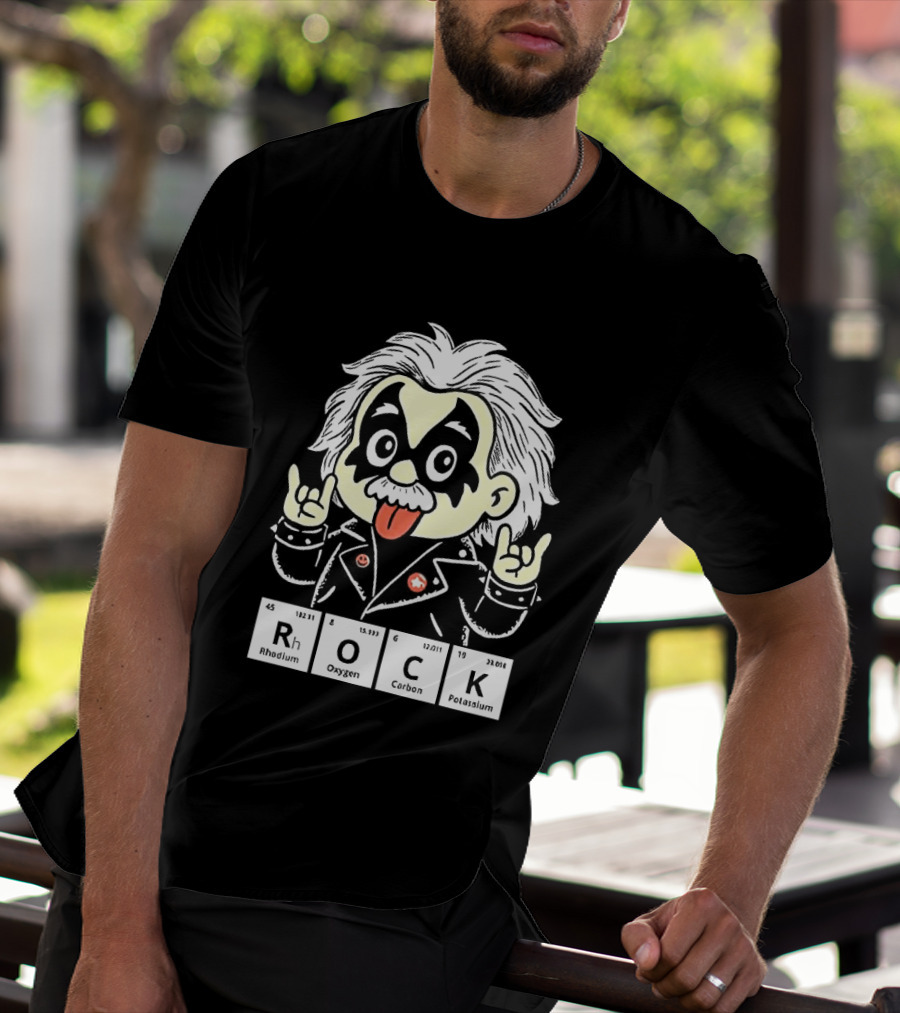 Rock Science Albert Einstein Kiss Makeup Tongue Out T-Shirt
