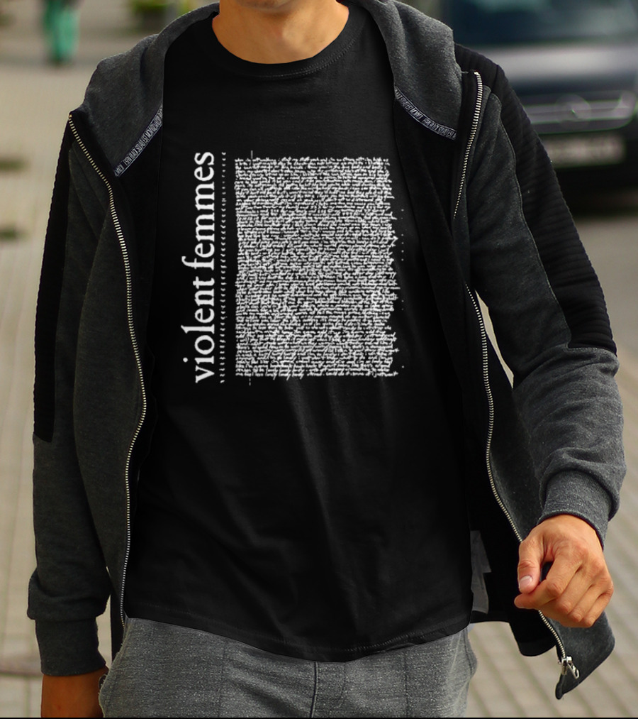 Violent Femmes Self Titled Album Lyrics T-Shirt