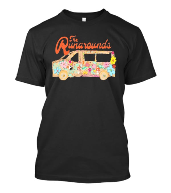 The Runarounds Minivan Flower Power Retro Psychedelic T-Shirt