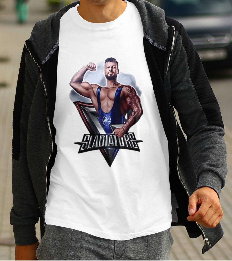 Gladiators TV Series Iconic Bodybuilder Pose T-Shirt
