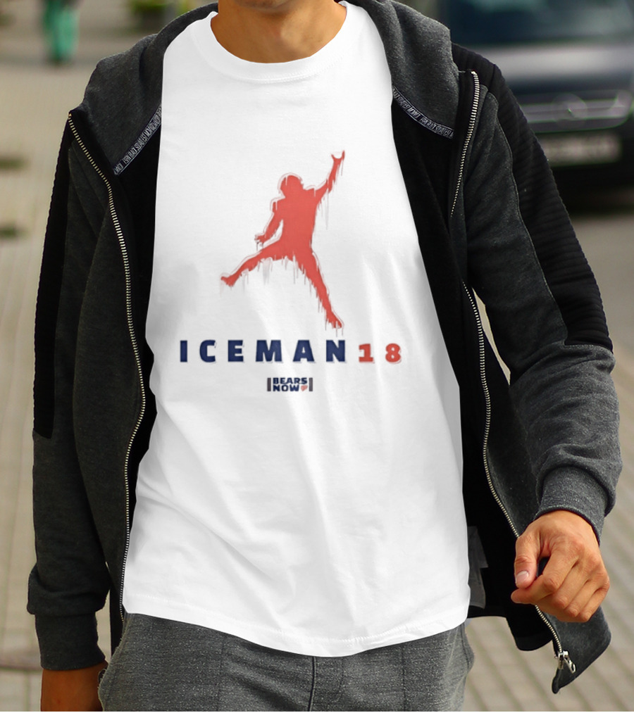 Iceman 18 Chicago Bears Caleb Williams Jumpman T-Shirt