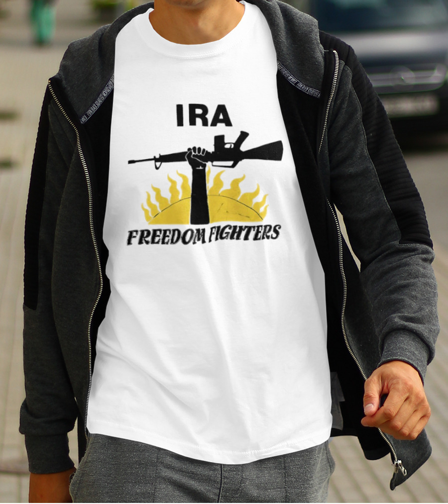 IRA Freedom Fighters Rifle Sunburst T-Shirt