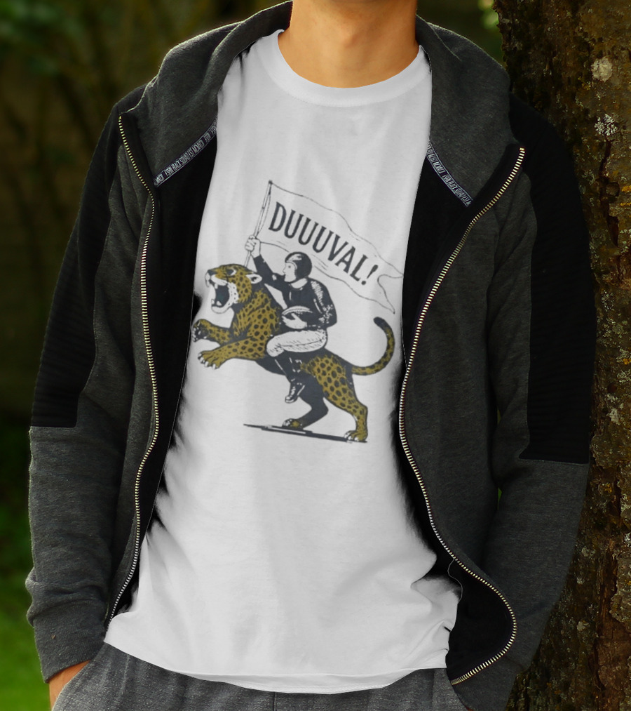 Duuuval Football Jaguar Rider Jacksonville T-Shirt