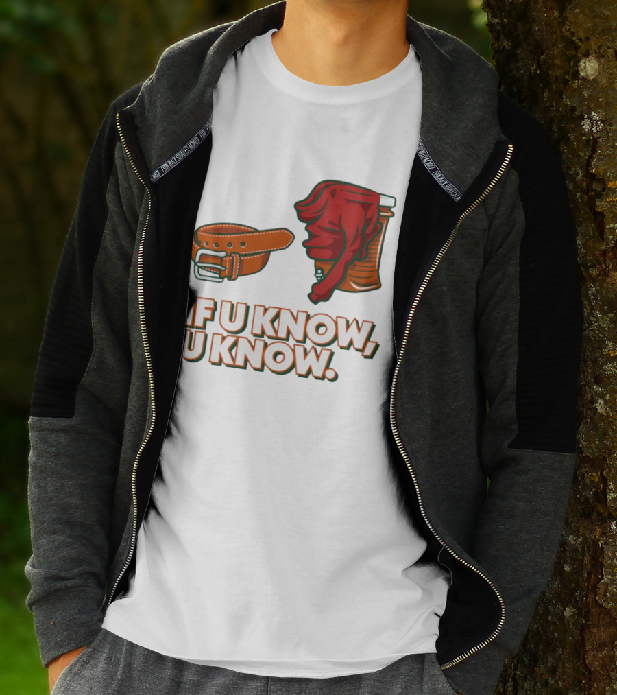 Miami Hurricanes If U Know U Know Belt And Cooler Clothing T-Shirt