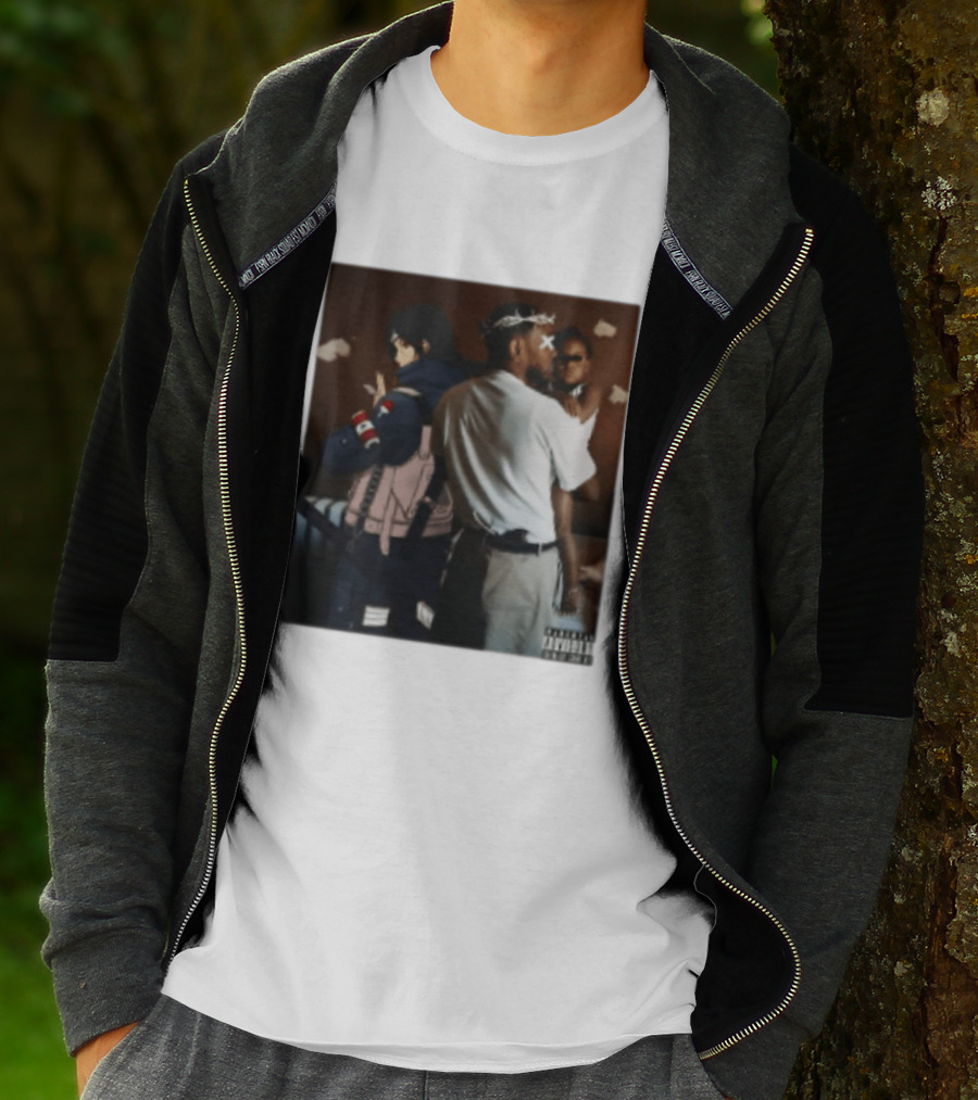 Mr Morale Kendrick Lamar Naruto Sasuke Collaboration T-Shirt