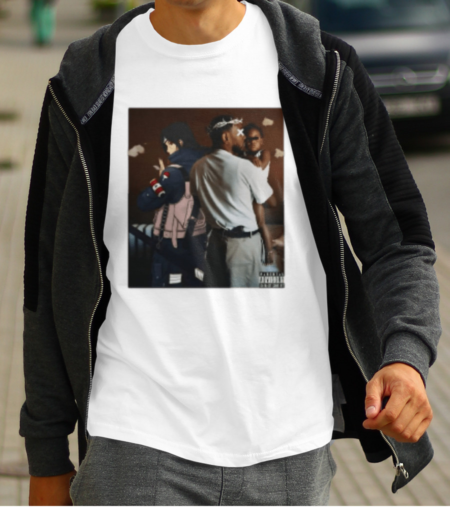 Mr Morale Kendrick Lamar Naruto Sasuke Collaboration T-Shirt