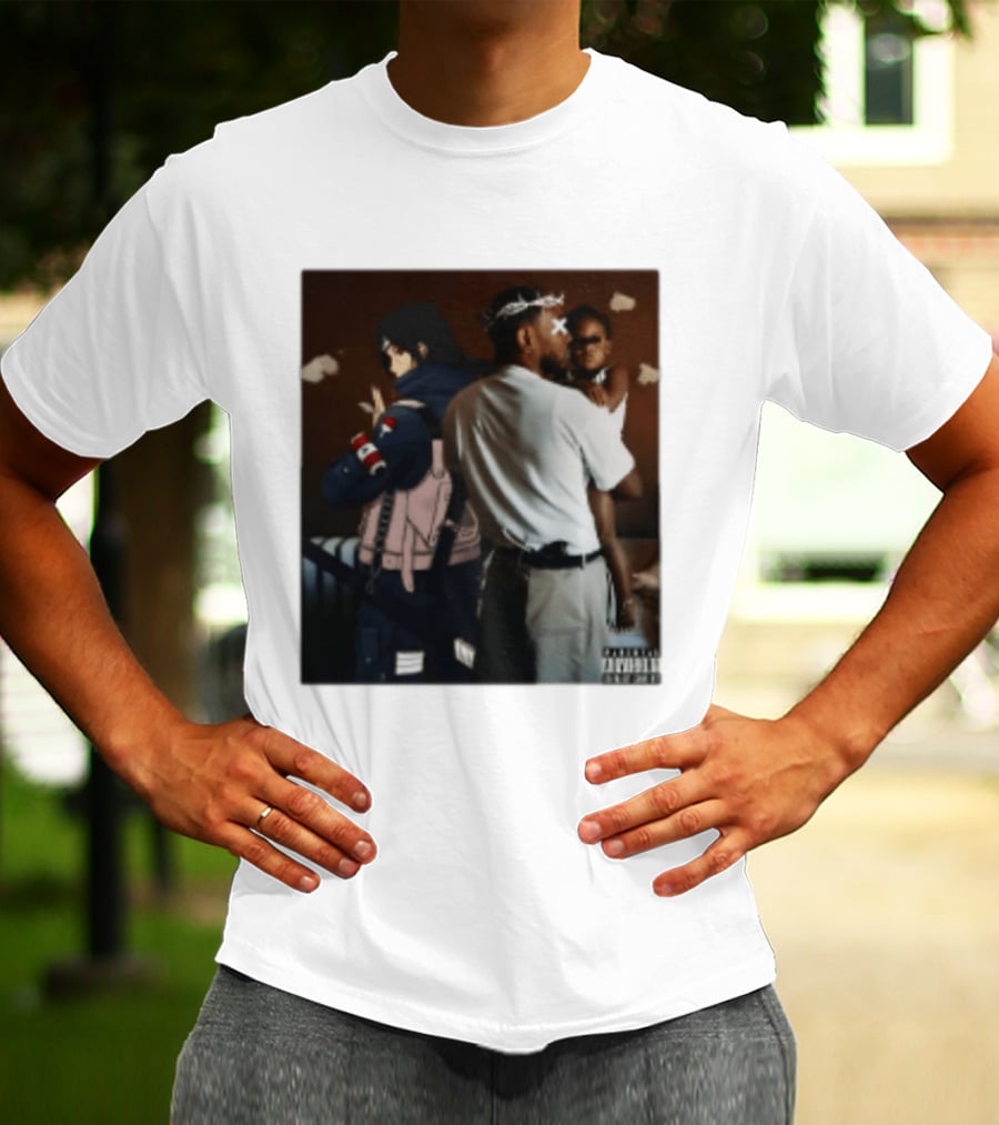 Mr Morale Kendrick Lamar Naruto Sasuke Collaboration T-Shirt