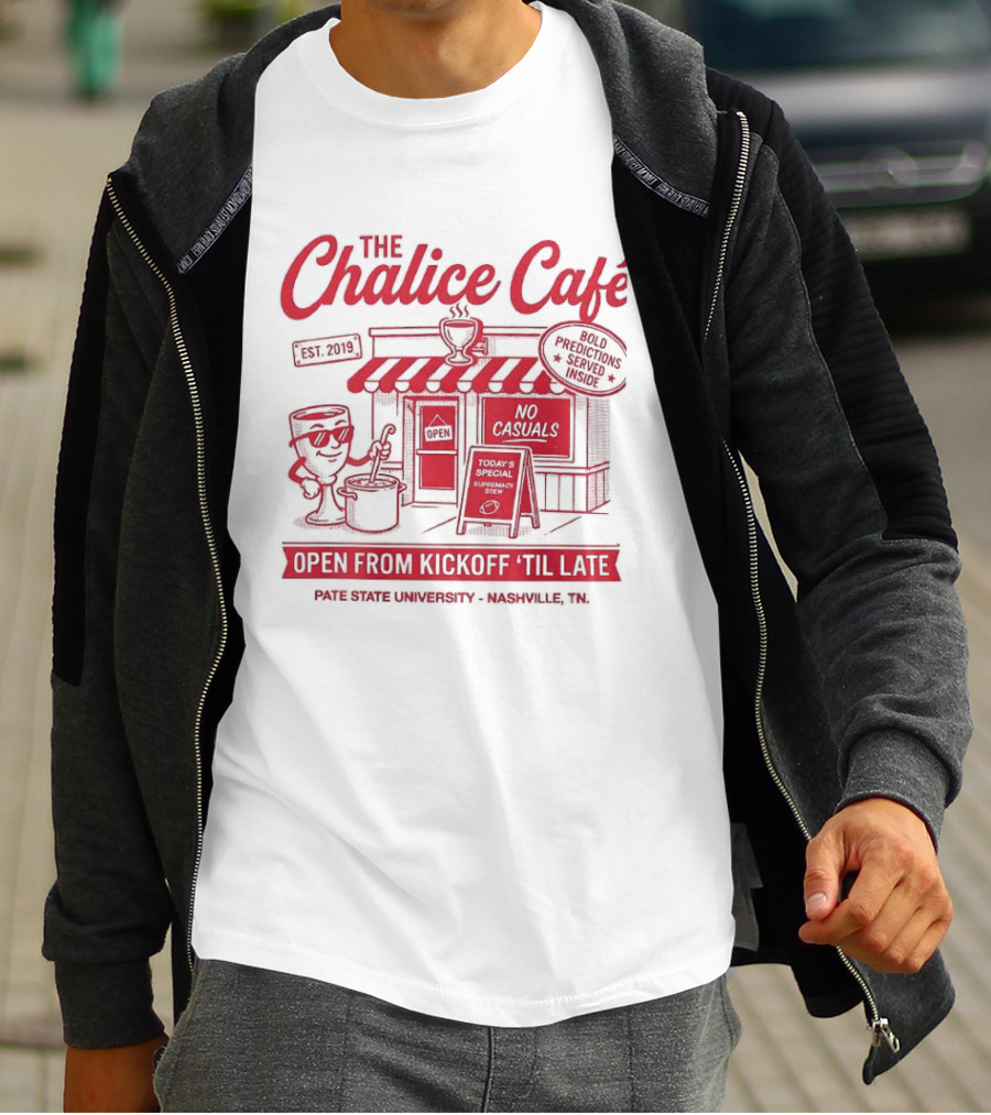 The Chalice Cafe Open From Kickoff 'Til Late Est 2019 Iconic Minneapolis MN Spot T-Shirt