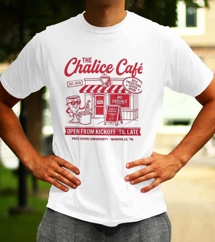 The Chalice Cafe Open From Kickoff 'Til Late Est 2019 Iconic Minneapolis MN Spot T-Shirt