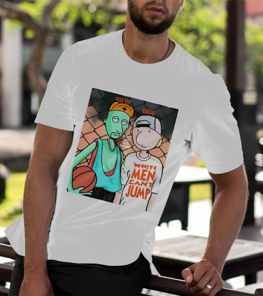 Skeeter Doug Basketball White Men Can't Jump Cartoon Characters T-Shirt