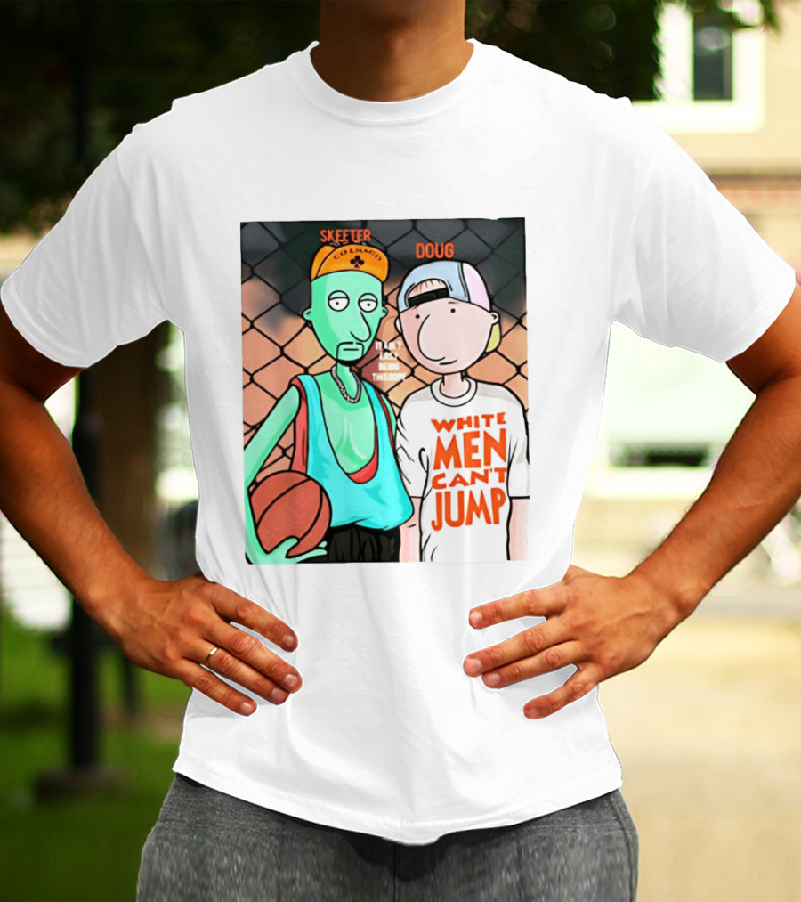 Skeeter Doug Basketball White Men Can't Jump Cartoon Characters T-Shirt