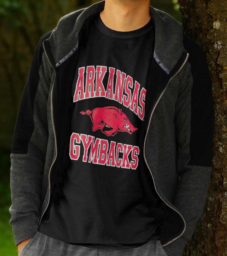 Arkansas Razorbacks Gymbacks Red Pig T-Shirt