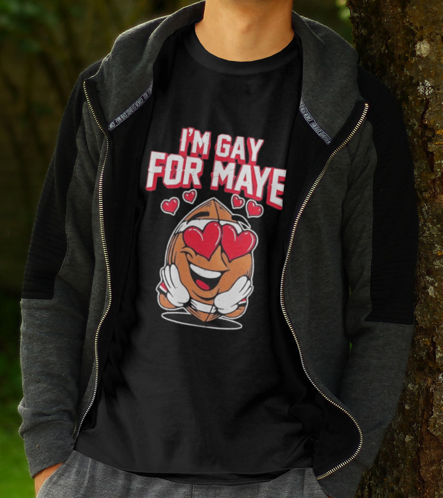 I'm Gay For Maye Cute Basketball Emoji Hearts T-Shirt